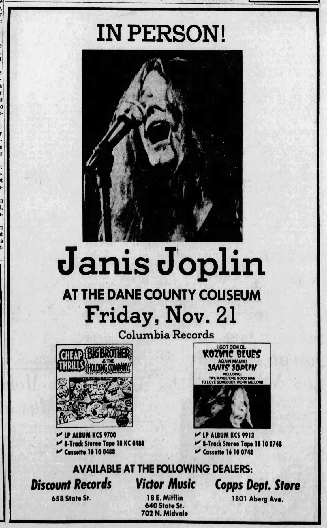 "In Person! - Janis Joplin"